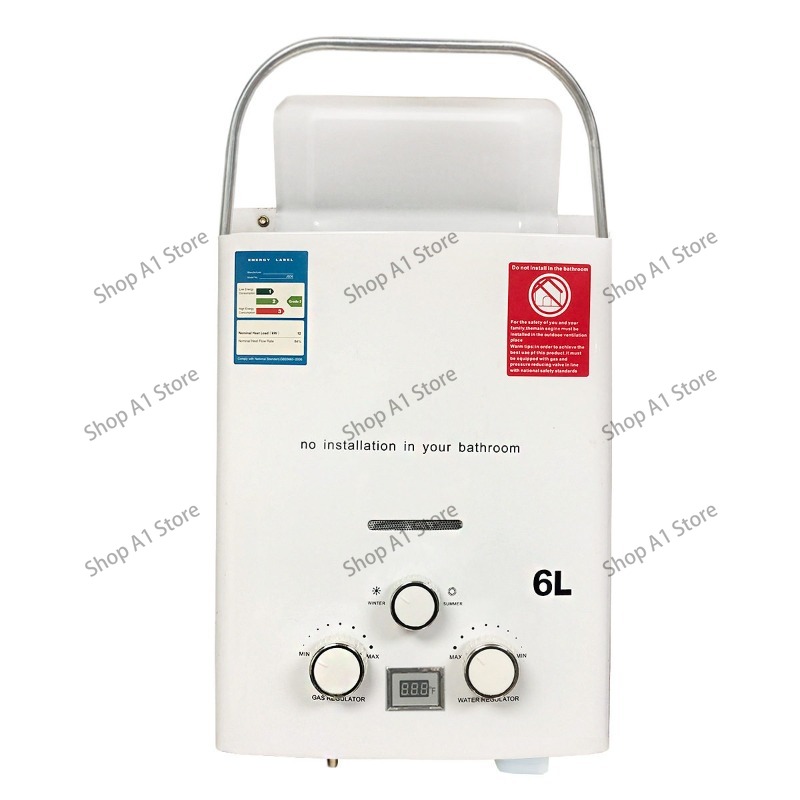 Outdoor Camping Hot Water Heater - Water Heater 6L Outdoor Camping Instant