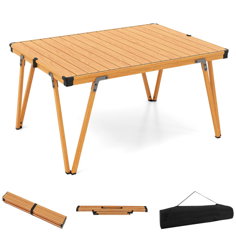 Outdoor Camping Folding Table - Single Folding Picnic Table 93 x