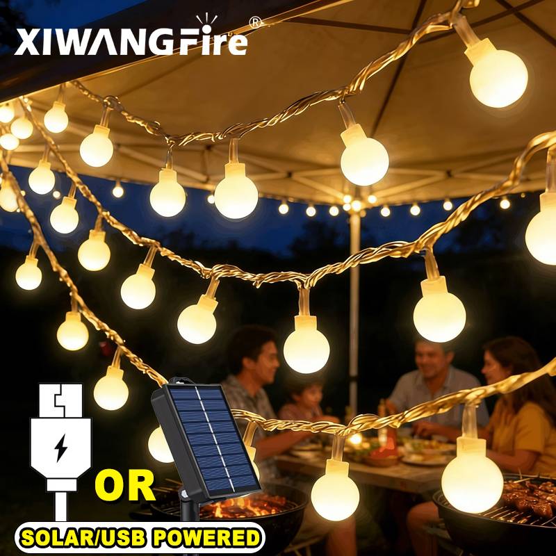3-10M Solar/USB/Battery String - огляд і ціна Outdoor Camping Lighting