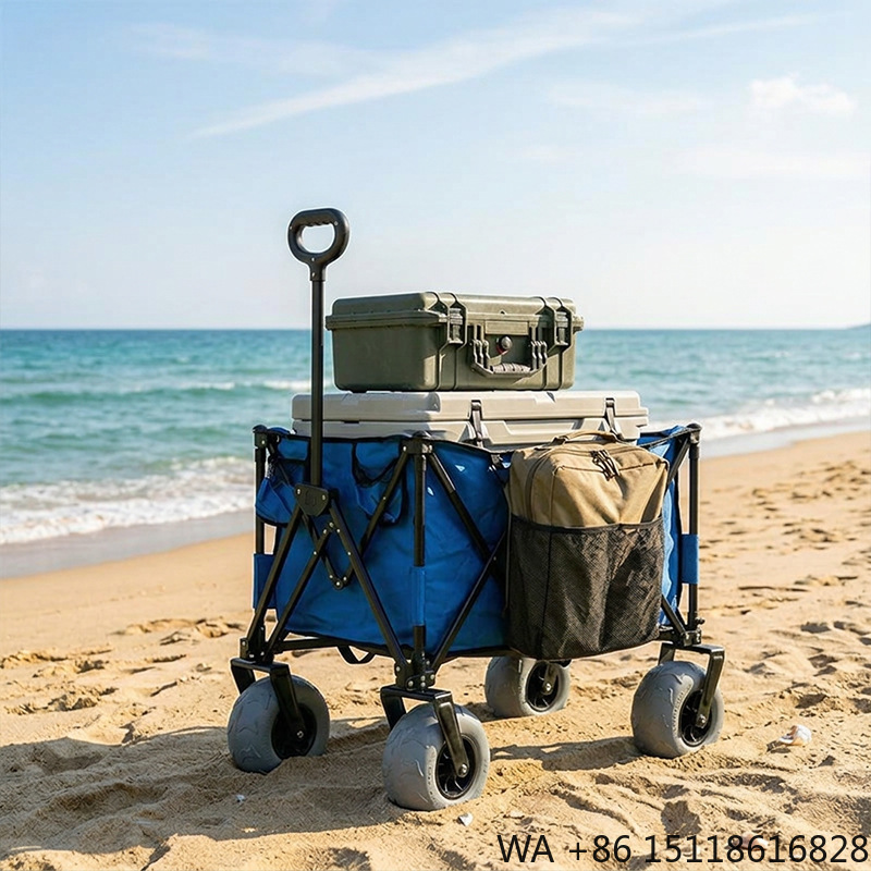 Foldable Metal Beach Wagon Qui - огляд і ціна Outdoor Camping Folding Table