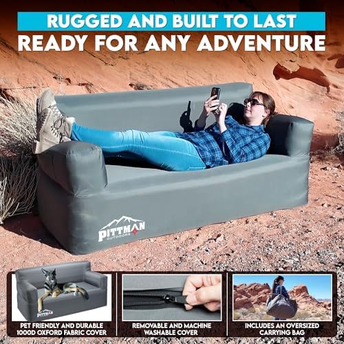 Pittman - Inflatable Couch wit - огляд і ціна Camping Outdoor Or Indoor