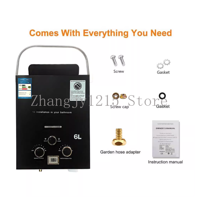 Propane LPG  Gas Tankless Wate - огляд і ціна Outdoor Camping Hot Water Heater