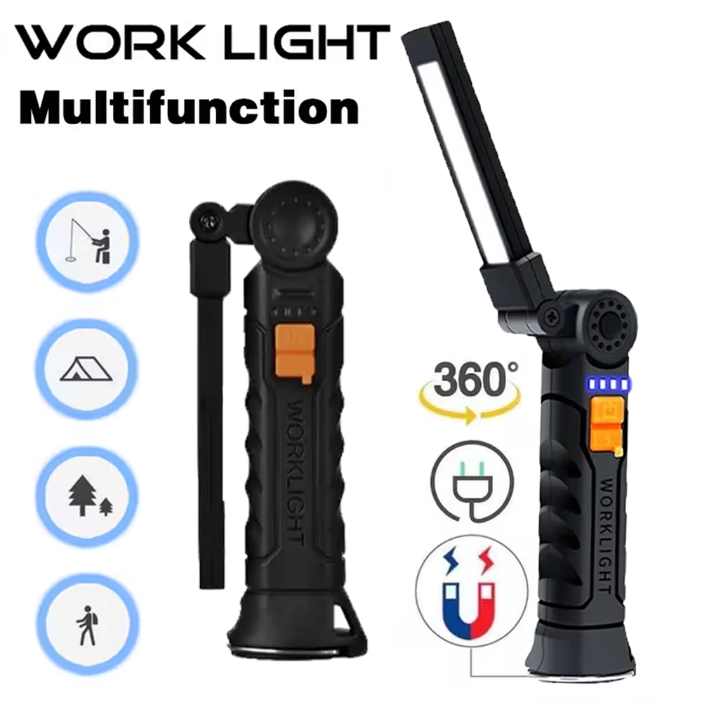 Portable COB LED Flashlight US - огляд і ціна Outdoor Camping Lighting