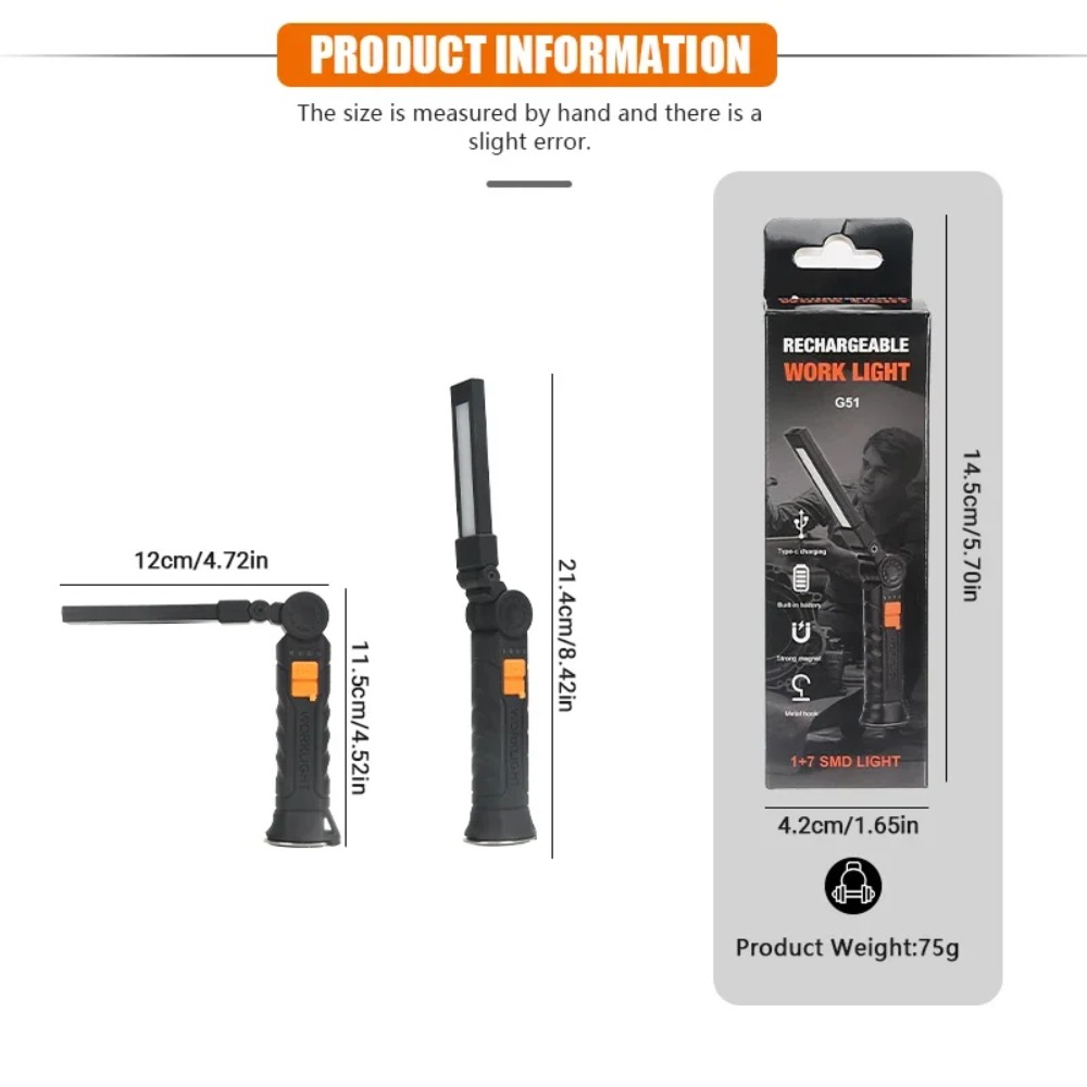 Portable COB LED Flashlight US - огляд і ціна Outdoor Camping Lighting