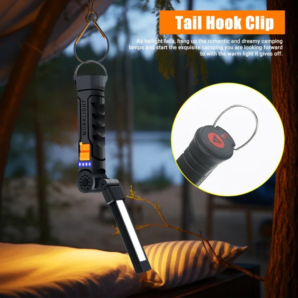 Portable COB LED Flashlight US - огляд і ціна Outdoor Camping Lighting