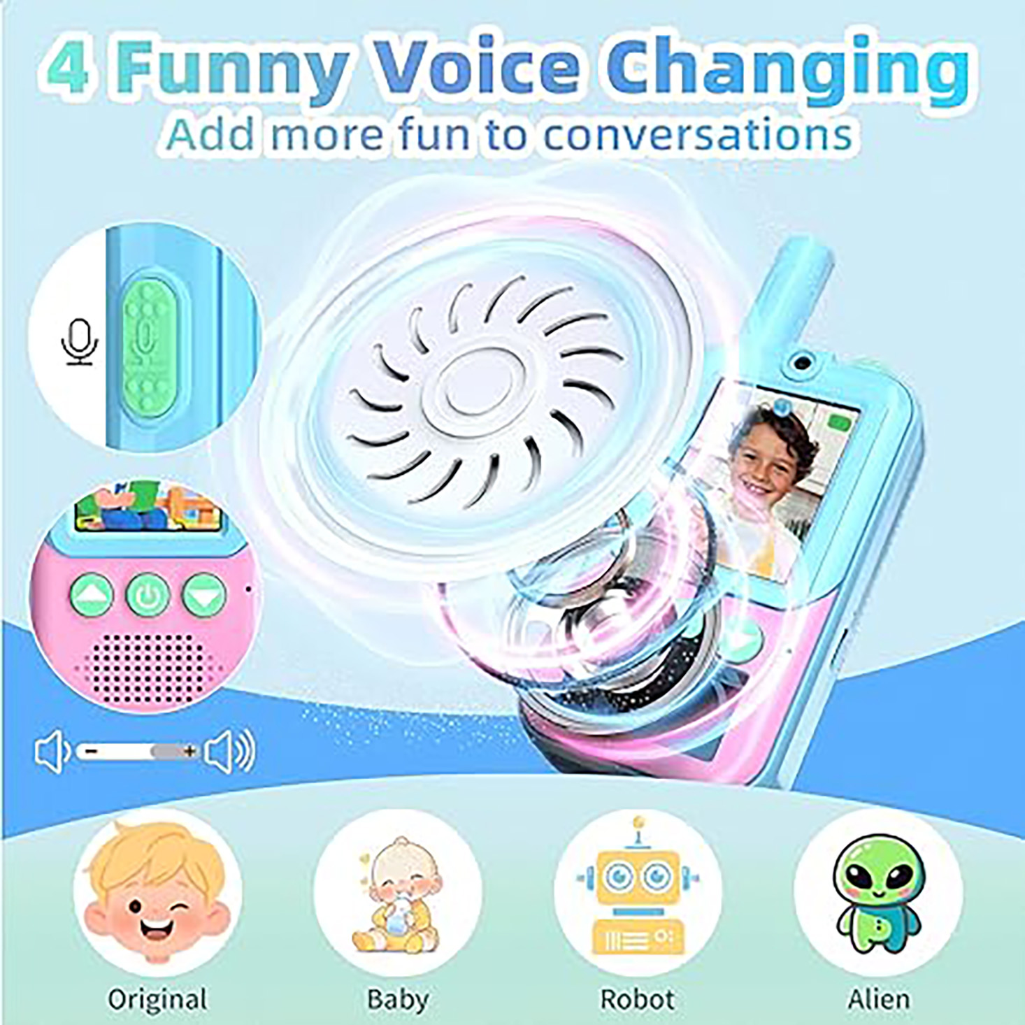 Rechargeable Kids Video Walkie - огляд і ціна Outdoor Camping Games