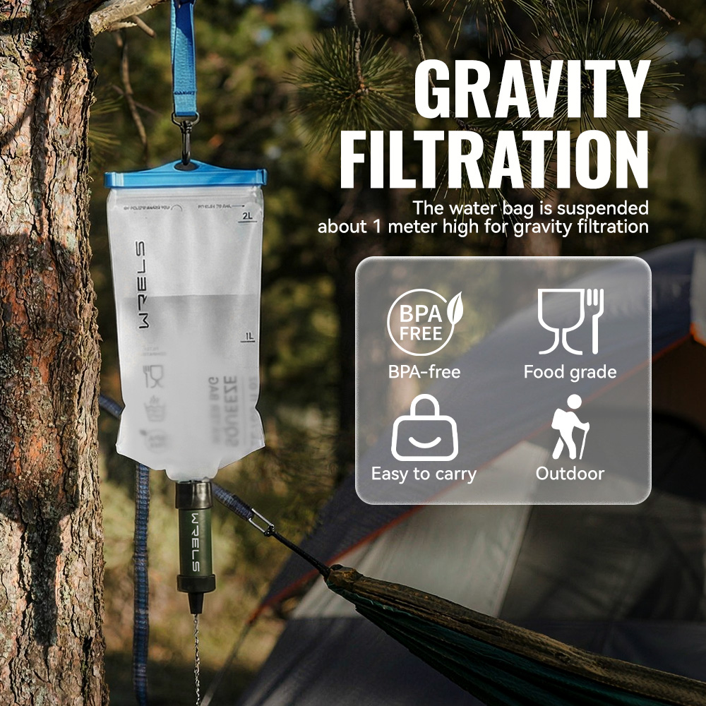 WRELS Outdoor Water Purifier H - огляд і ціна Portable Water Filter