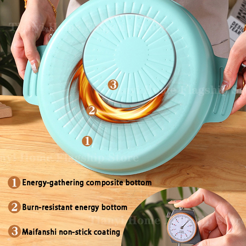 Grill Pan Round Non-Stick Barb - огляд і ціна Outdoor Camping Kitchen