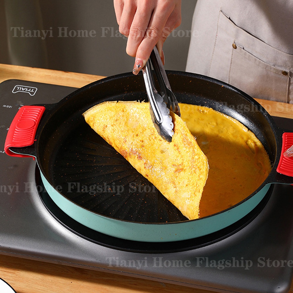 Grill Pan Round Non-Stick Barb - огляд і ціна Outdoor Camping Kitchen