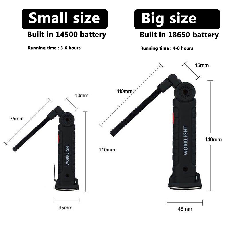 Portable Fold LED Flashlight S - огляд і ціна Outdoor Camping Lighting