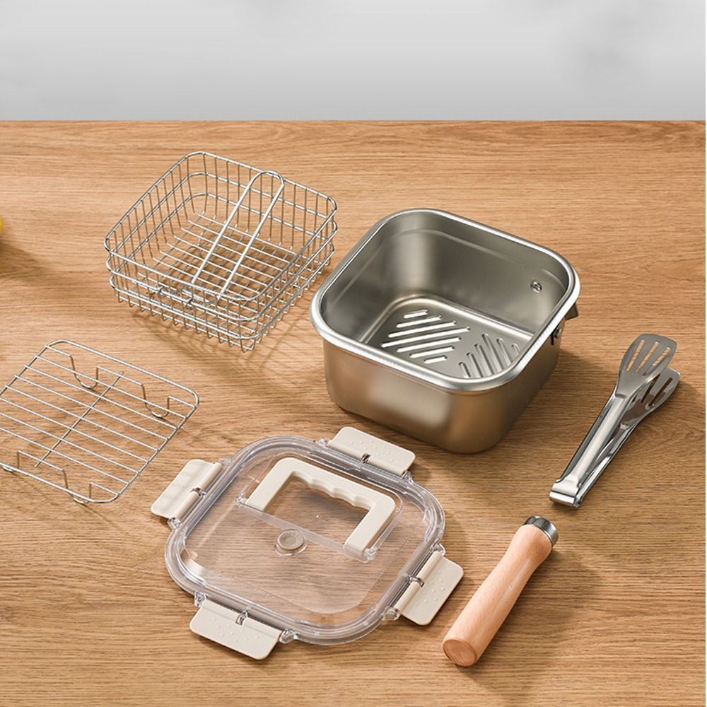 Portable Stainless Steel Fryin - огляд і ціна Outdoor Camping Kitchen Set