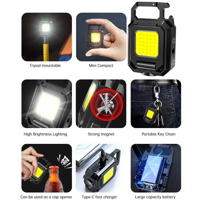 Mini Flashlight Keychain Light - огляд і ціна Outdoor Camping Lighting