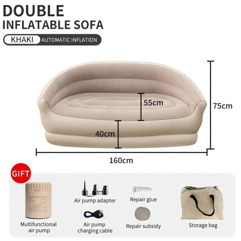 Automatic Inflatable Sofa Outd - огляд і ціна Outdoor Camping Lounge Chairs