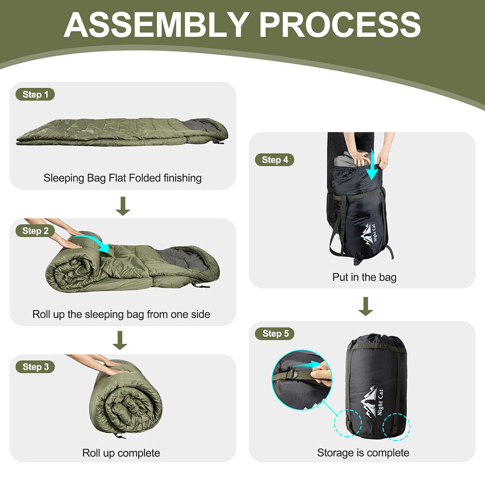 Night Cat Camping Sleeping Bag - огляд і ціна Camping Outdoor Or Indoor