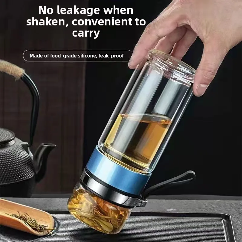 Double Layer Glass Tea Water S - огляд і ціна Portable Water Filter