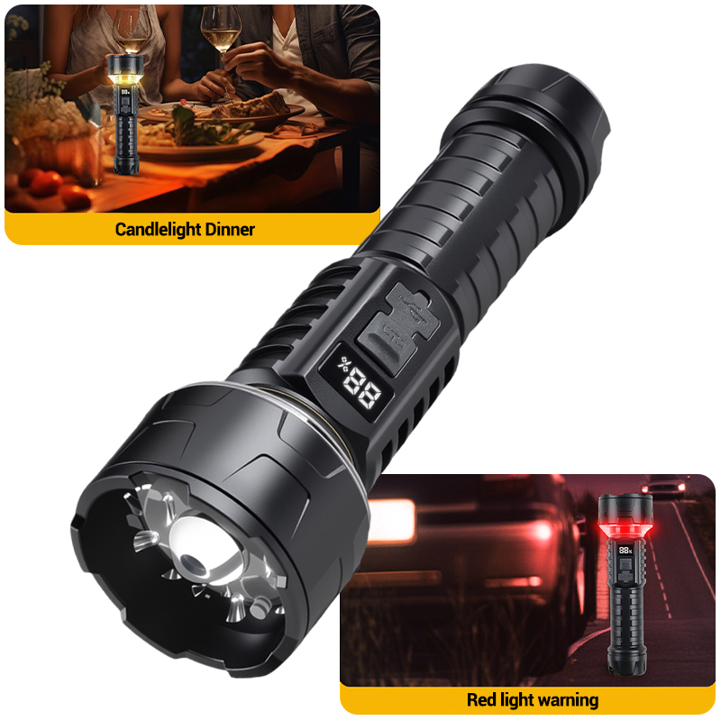 COB LED Flashlight Rechargeabl - огляд і ціна Outdoor Camping Lighting