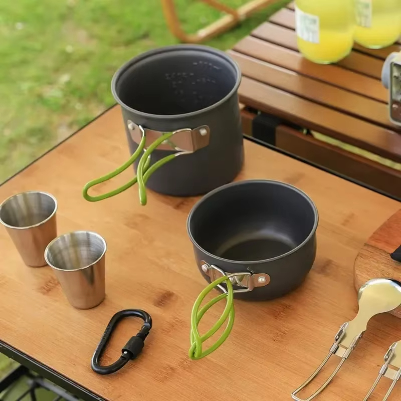 Outdoor Hiking Picnic Cookware - огляд і ціна Outdoor Camping Kitchen Set