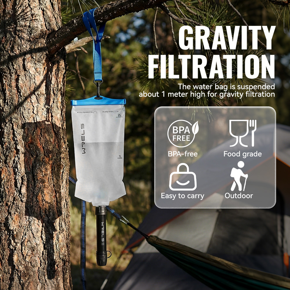WRELS Outdoor Water Purifier P - огляд і ціна Portable Water Filter
