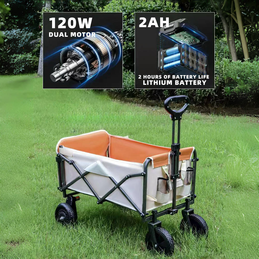 Electric Camping Wagon Cart Fo - огляд і ціна Outdoor Camping Folding Table