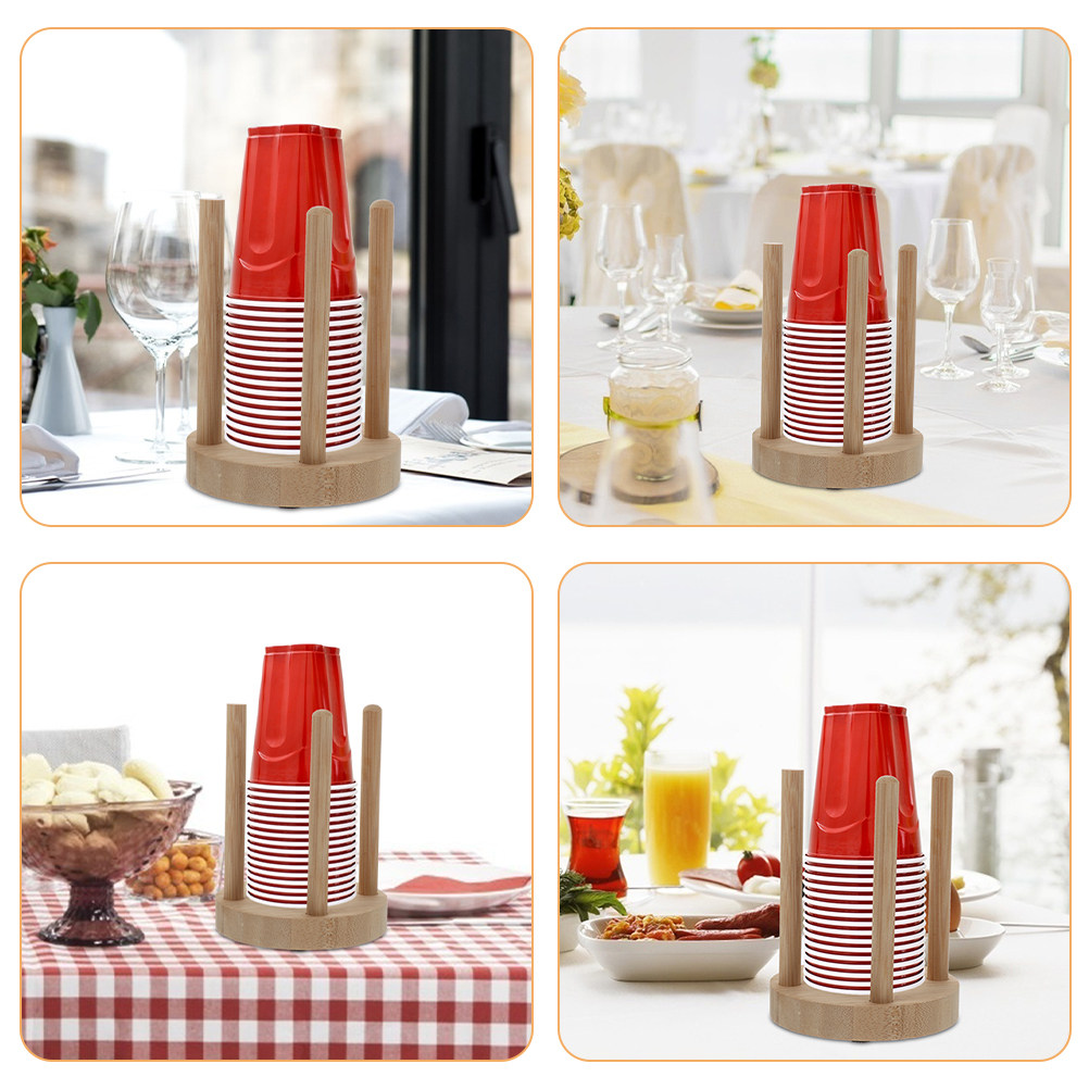 Wooden Cup Holder Compact Pape - огляд і ціна Outdoor Camping Kitchen