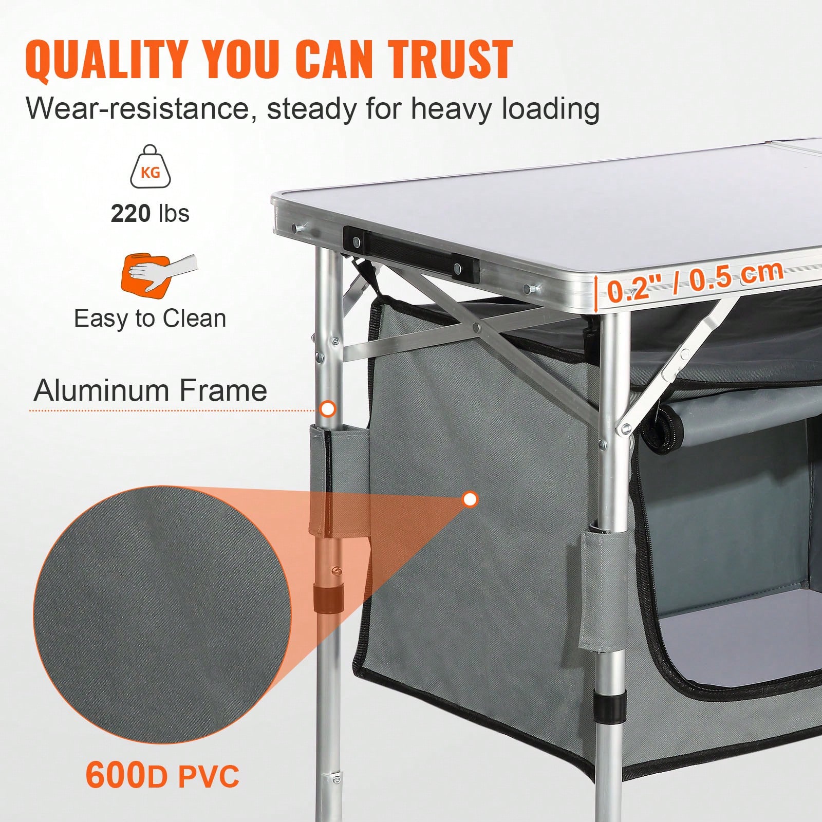 Quick‑Set‑Up Folding Camping K - огляд і ціна Outdoor Camping Kitchen Set