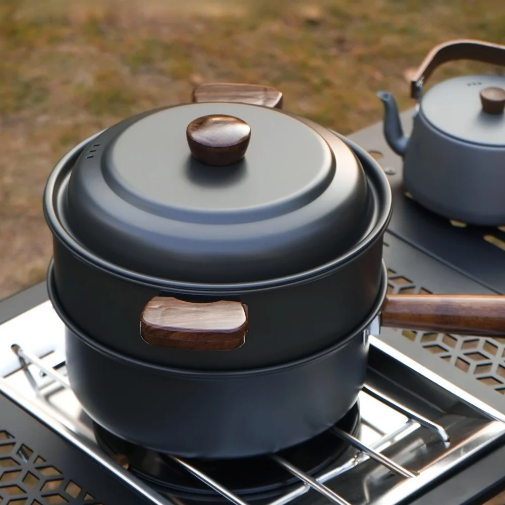 3L Camping Cooking Pot Set Alu - огляд і ціна Outdoor Camping Kitchen Set