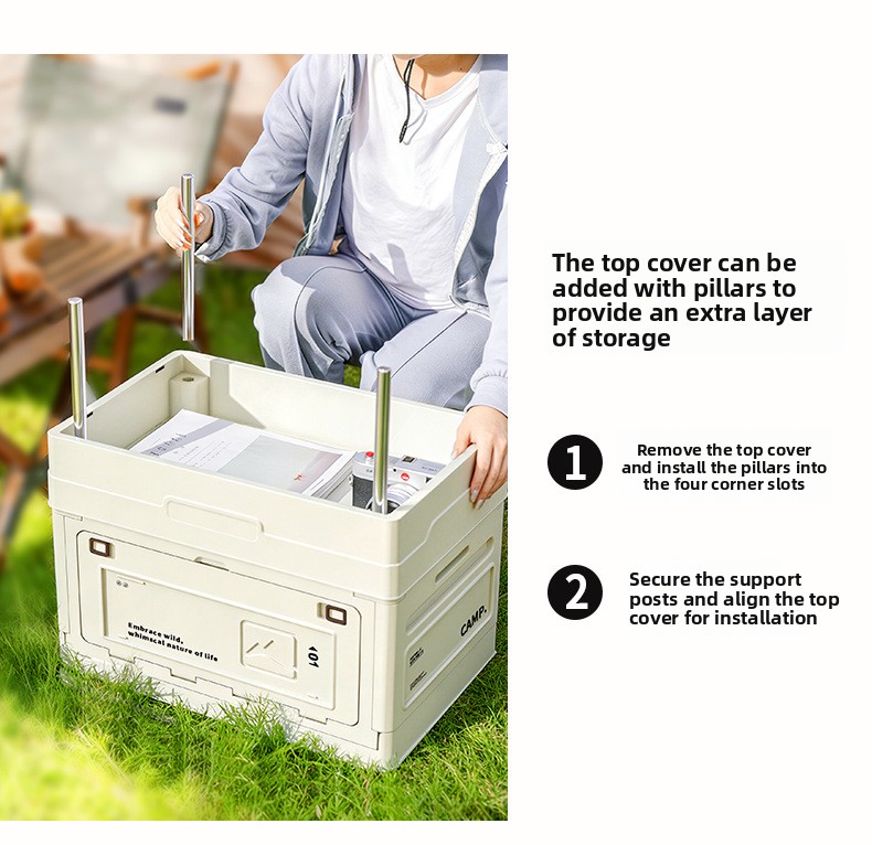Camping Folding Storage Box Wo - огляд і ціна Outdoor Camping Folding Table