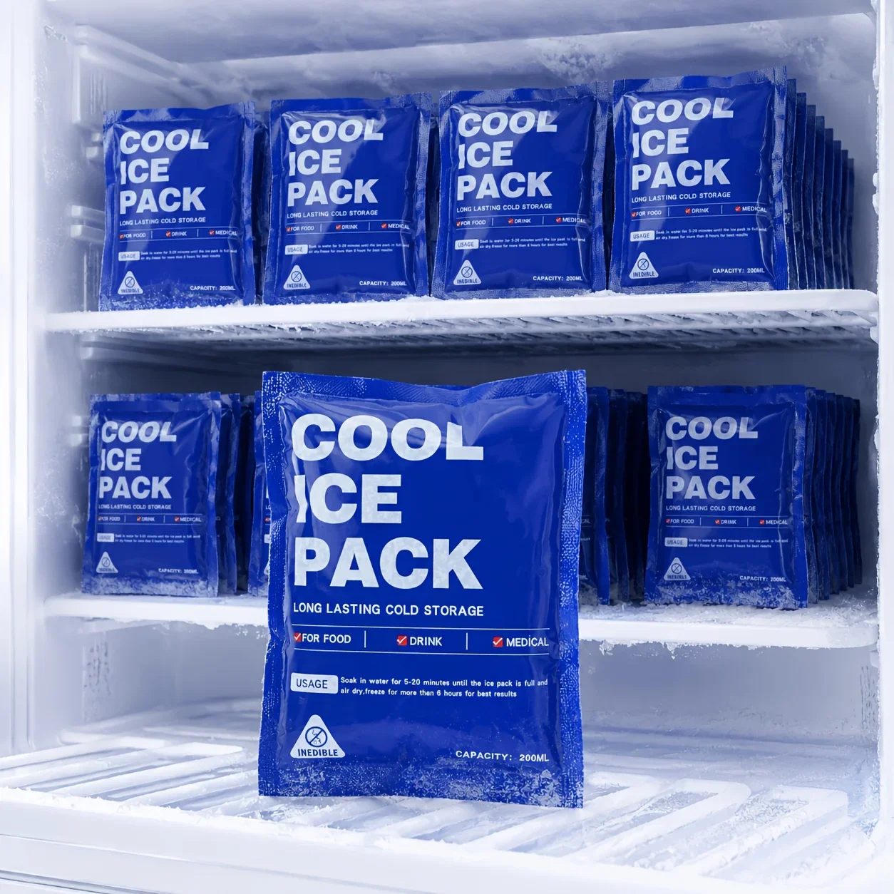 10/50Pcs Reusable Ice Packs fo - огляд і ціна Outdoor Camping Fridge