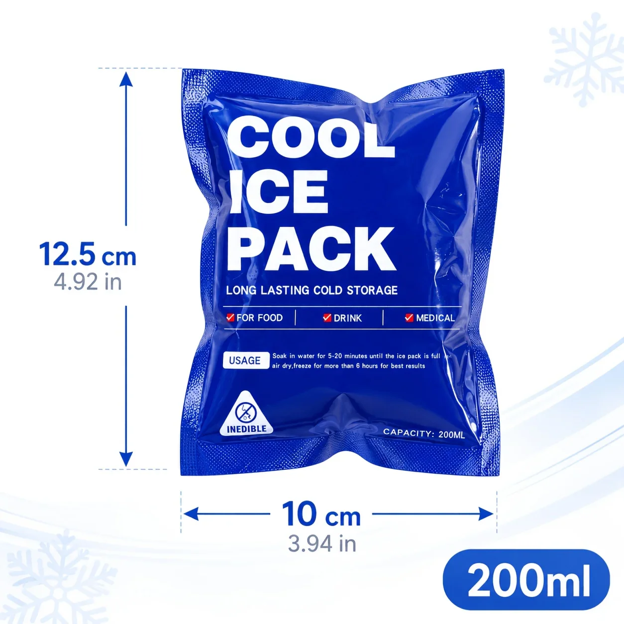 10/50Pcs Reusable Ice Packs fo - огляд і ціна Outdoor Camping Fridge