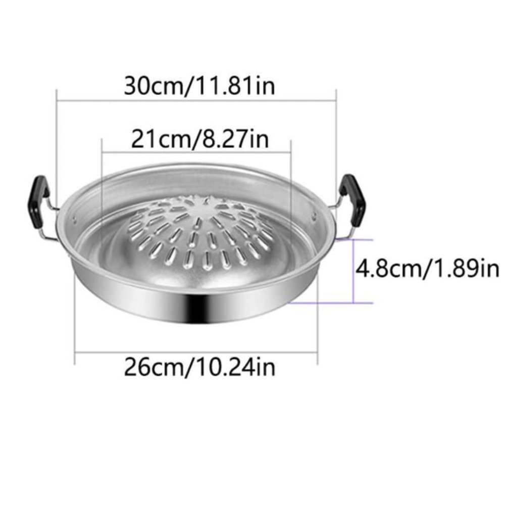 2 in 1 Hot Pot Grill Pan Non S - огляд і ціна Outdoor Camping Kitchen