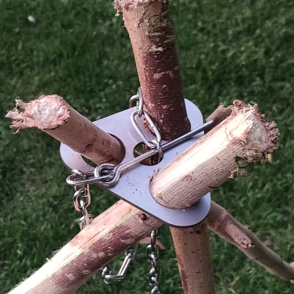 Stainless Steel Camping Tripod - огляд і ціна Outdoor Camping Kitchen Set