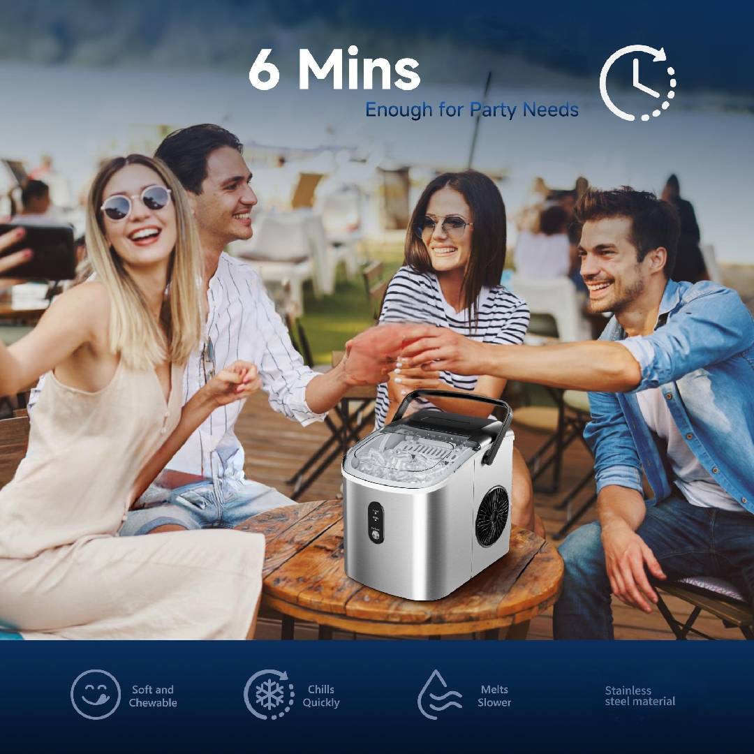 EKOJUCE 29 Pound Bullet Ice Ma - огляд і ціна Outdoor Camping Kitchen