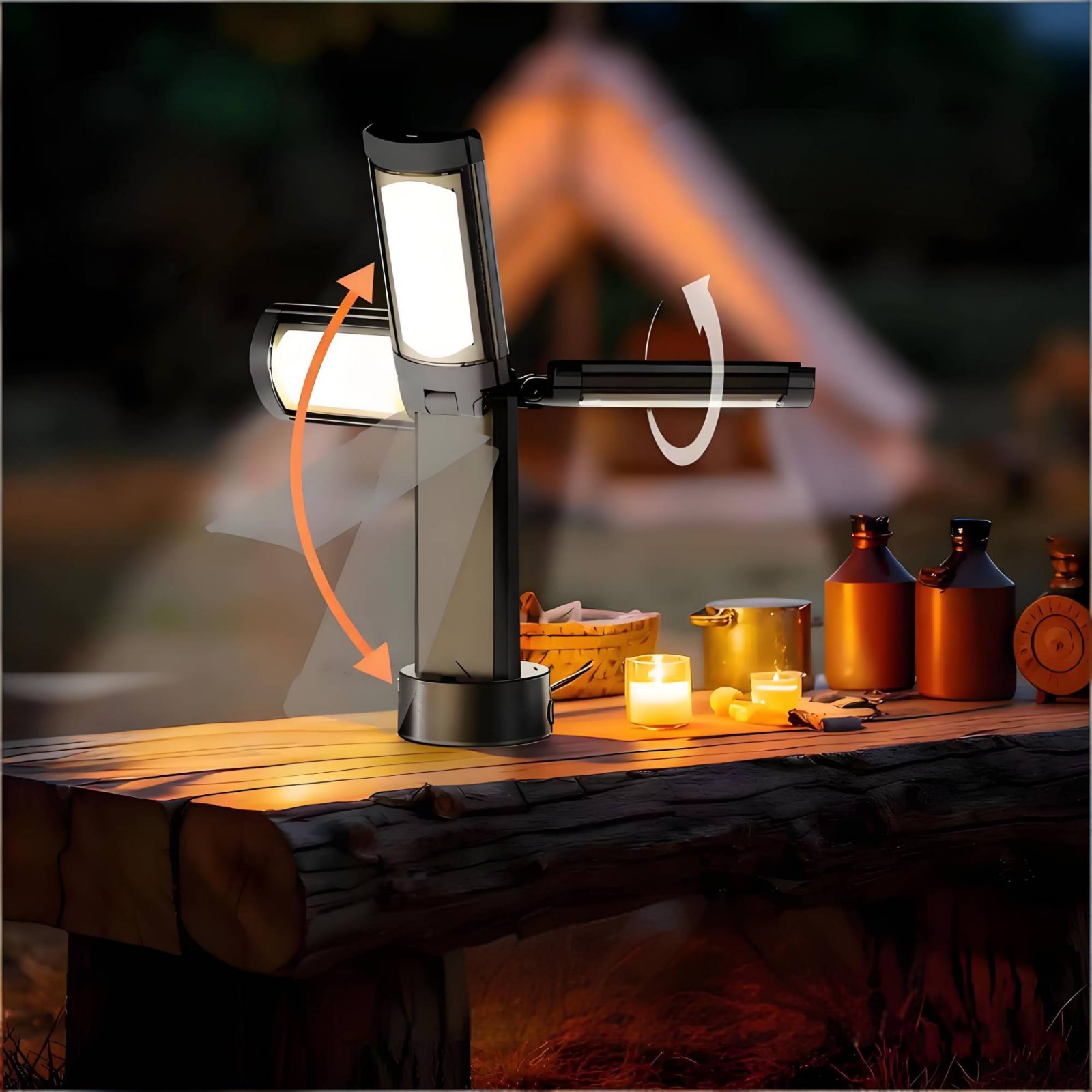 Telescopic Tent Lamp Adjustabl - огляд і ціна Outdoor Camping Lighting