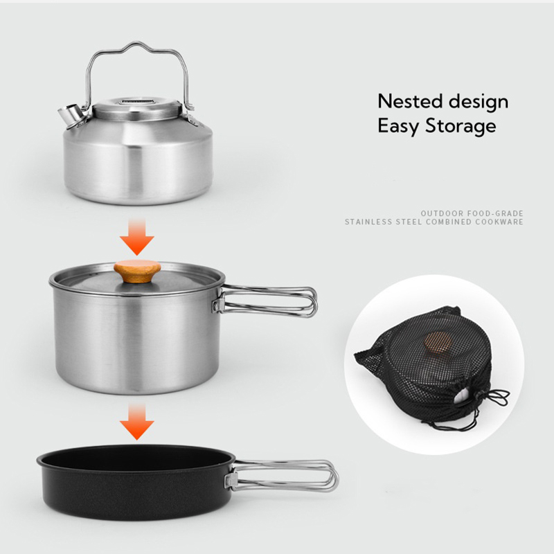 Outdoor Camping Cookware Set O - огляд і ціна Outdoor Camping Kitchen Set