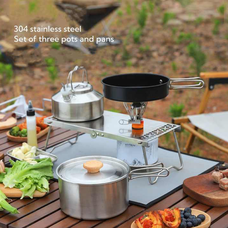 Outdoor Camping Cookware Set O - огляд і ціна Outdoor Camping Kitchen Set
