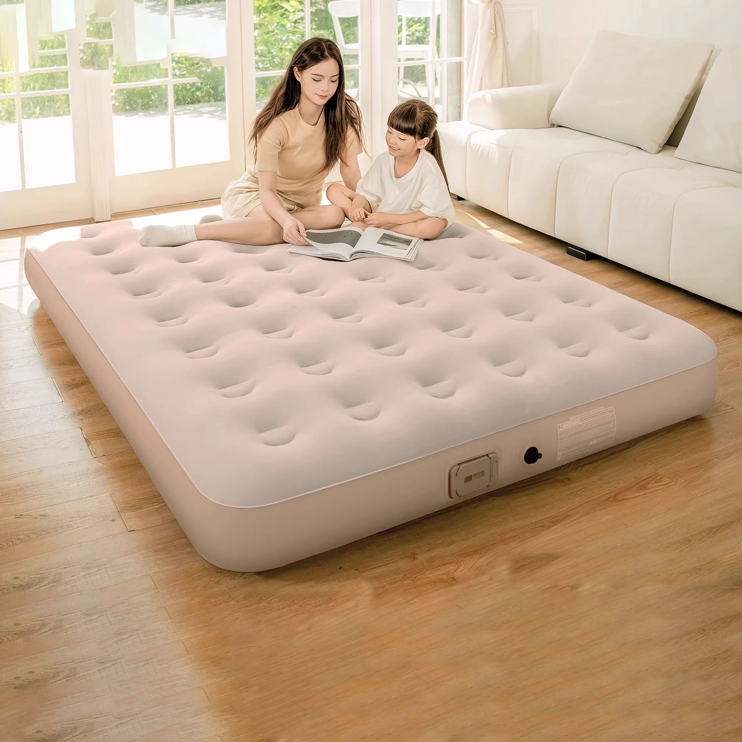 Air Mattress Built-in Pump Sel - огляд і ціна Camping Outdoor Or Indoor