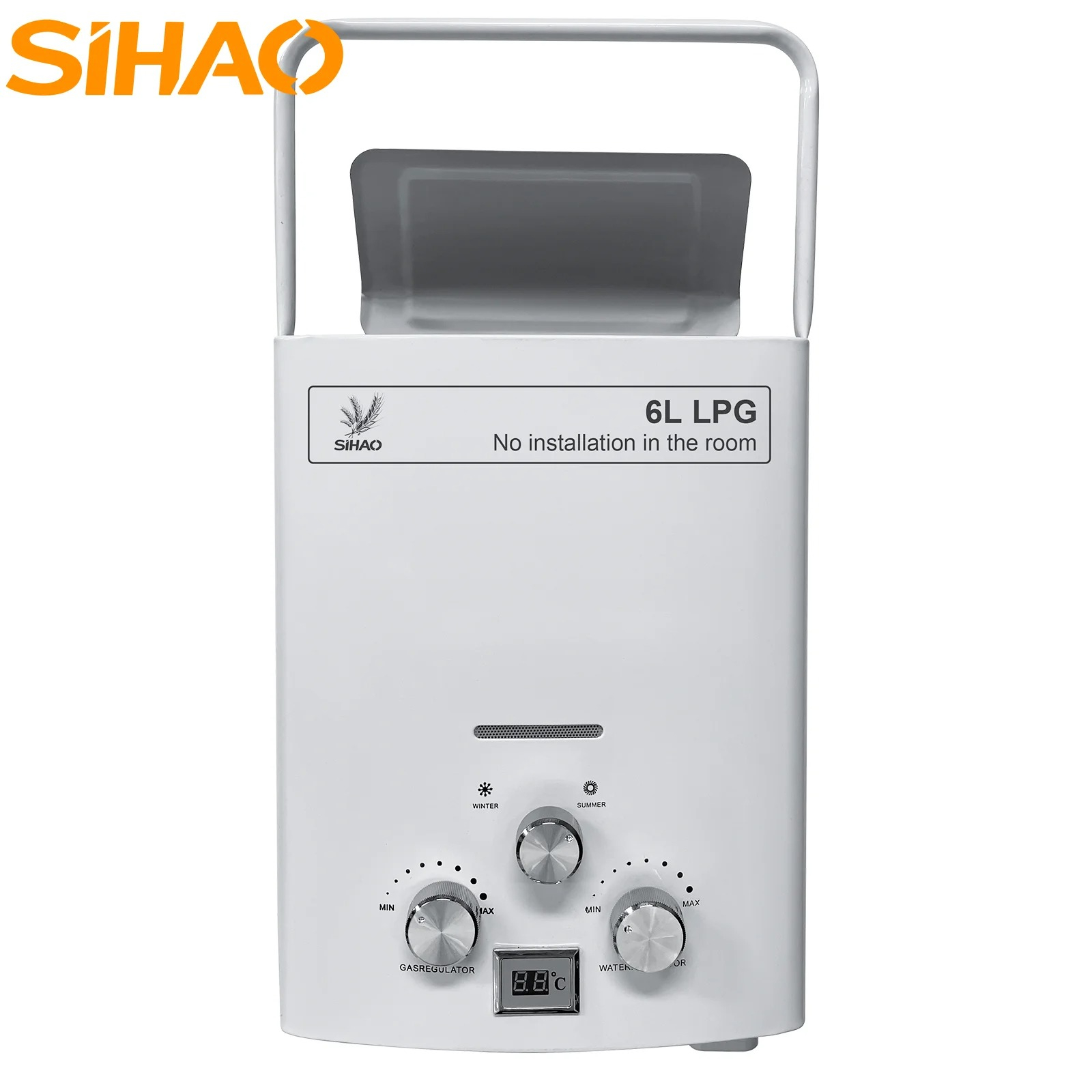 LPG Gas Water Heater|SIHAO 6L  - огляд і ціна Outdoor Camping Hot Water Heater