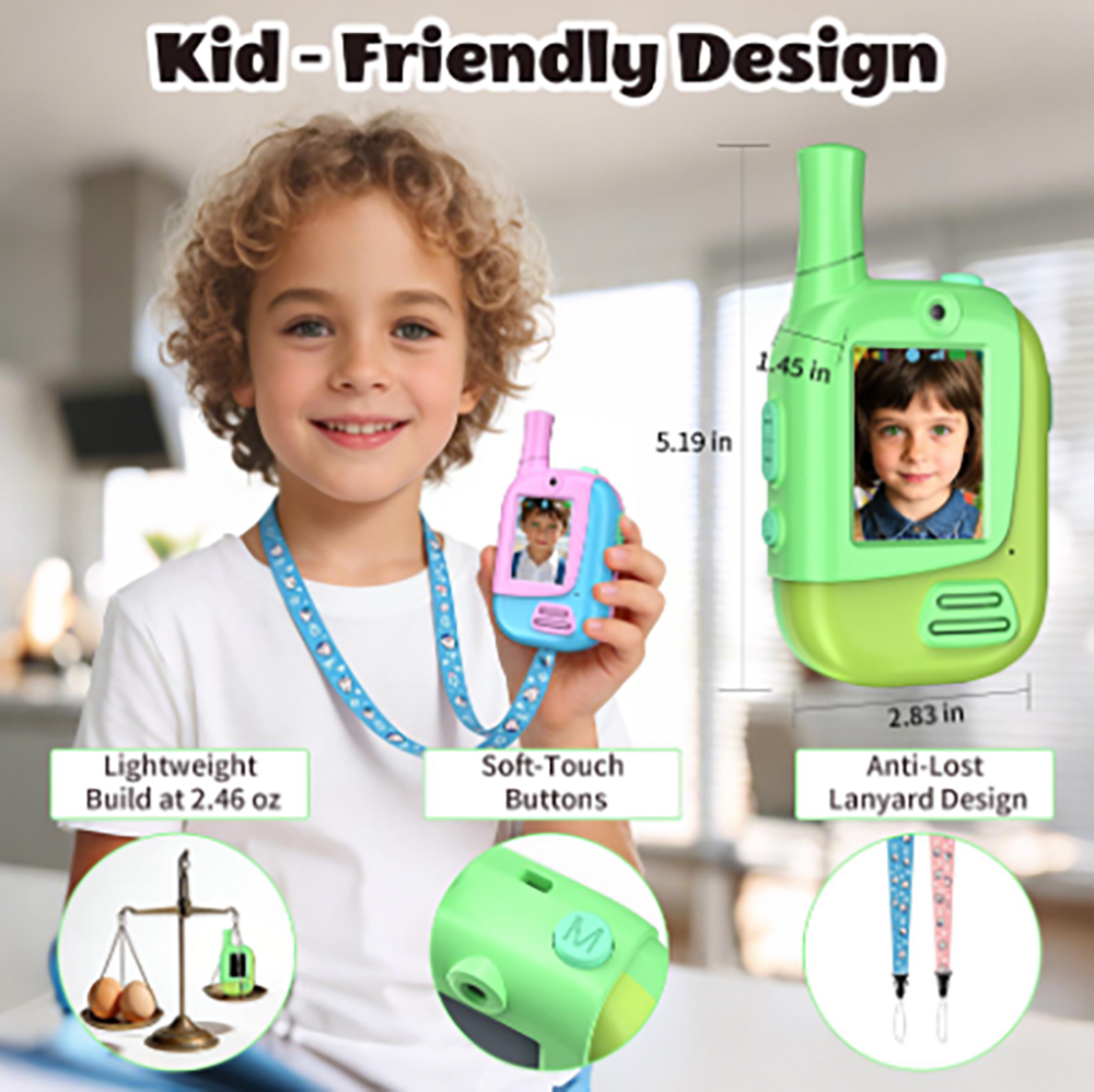 2 Pack Rechargeable Kids Video - огляд і ціна Outdoor Camping Games