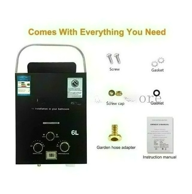 Propane LPG  Gas Tankless Wate - огляд і ціна Outdoor Camping Hot Water Heater