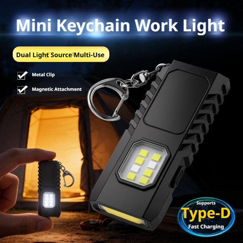 Mini Edc Keychain Flashlight U - огляд і ціна Outdoor Camping Lighting